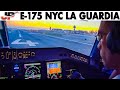 Piloting Embraer 175 from New York La Guardia | Cockpit Views