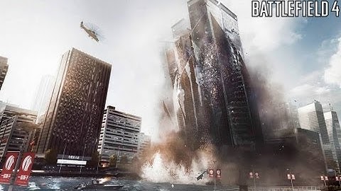 Battlefield 4 Beta - Building Collapse