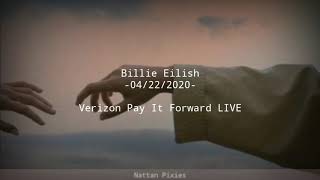 BILLIE EILISH ILOMILO_ LIVE: Verizon Pay It Forward