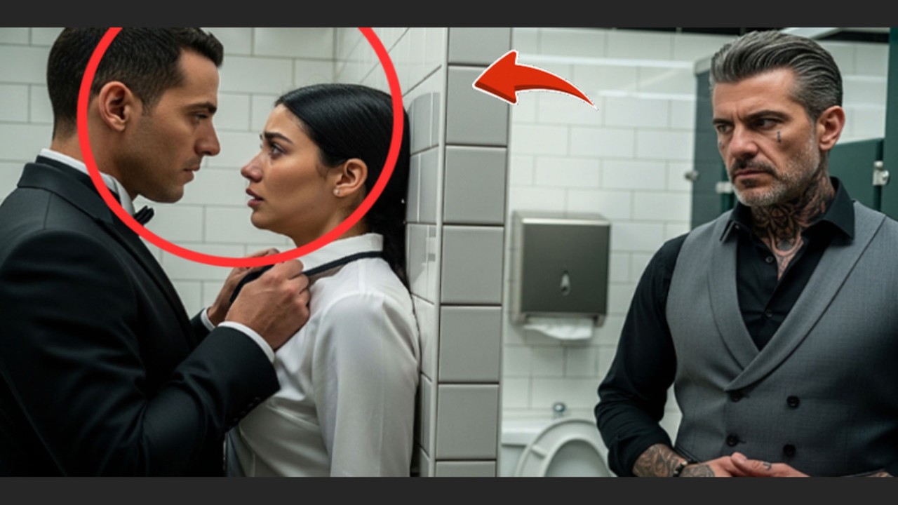 مدير يسحب نادلة إلى الحمام دون أن يعلم أن زعيم المافيا قريب 👍🔔📢