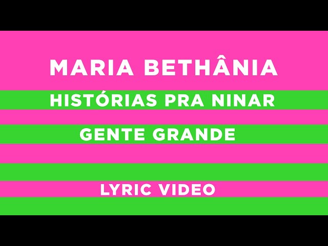 Maria Bethania   - Historias Pra Ninar Gente Grande