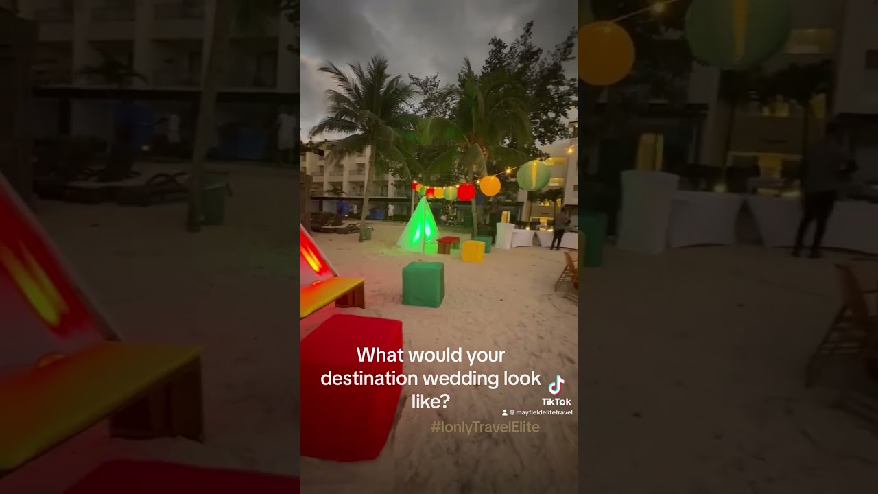 The Beach Wedding reception of your dreams! 