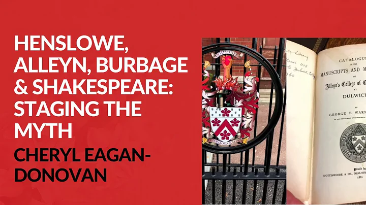 Cheryl Eagan-Donovan  Henslowe, Alleyn, Burbage an...