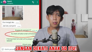 JANGAN DEKATI ANAK SD ITU 😱 | CHAT HISRTORY HORROR INDONESIA