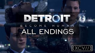Detroit: Become Human ¦ 'The Bridge' ALL ENDINGS (PC,PS4) 60fps |【XCV//】