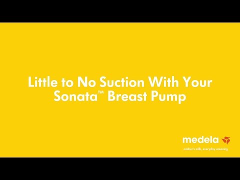 Medela Sonata | Fixing Little to No Suction
