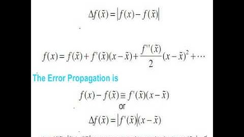 ErrorPropagation