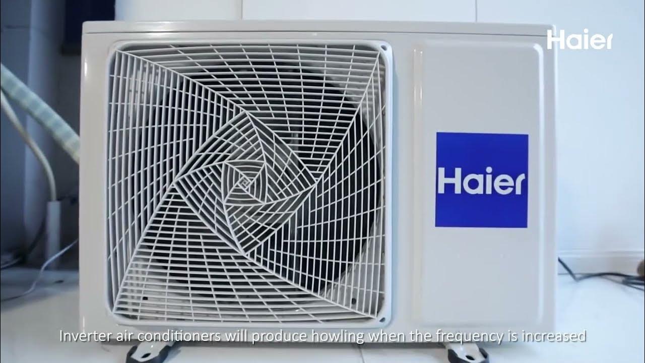 Haier Air conditioner Noise issue and vibration issue solved YouTube