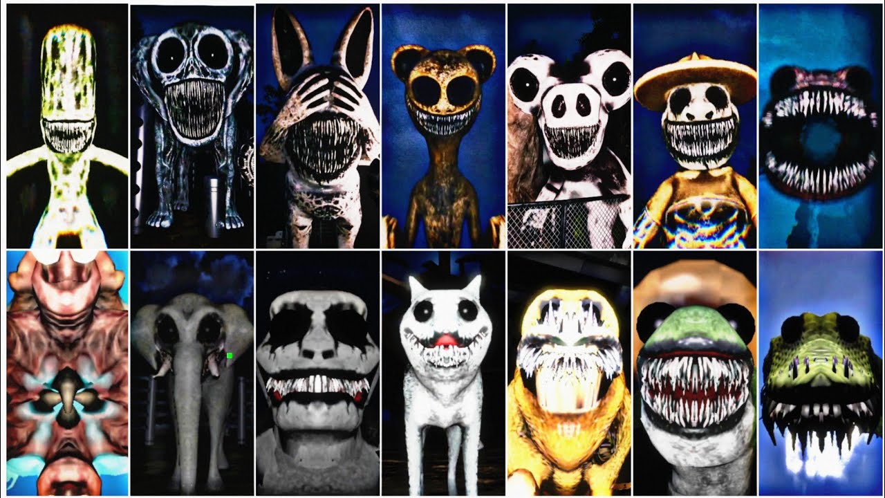 ZOONOMALY ALL JUMPSCARS VS ZOONOMALY MOBILE ALL BOSSES & ALL JUMPSCARS