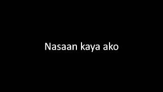 Video thumbnail of "Nasaan kaya ako guitar instrumental with lyrics"