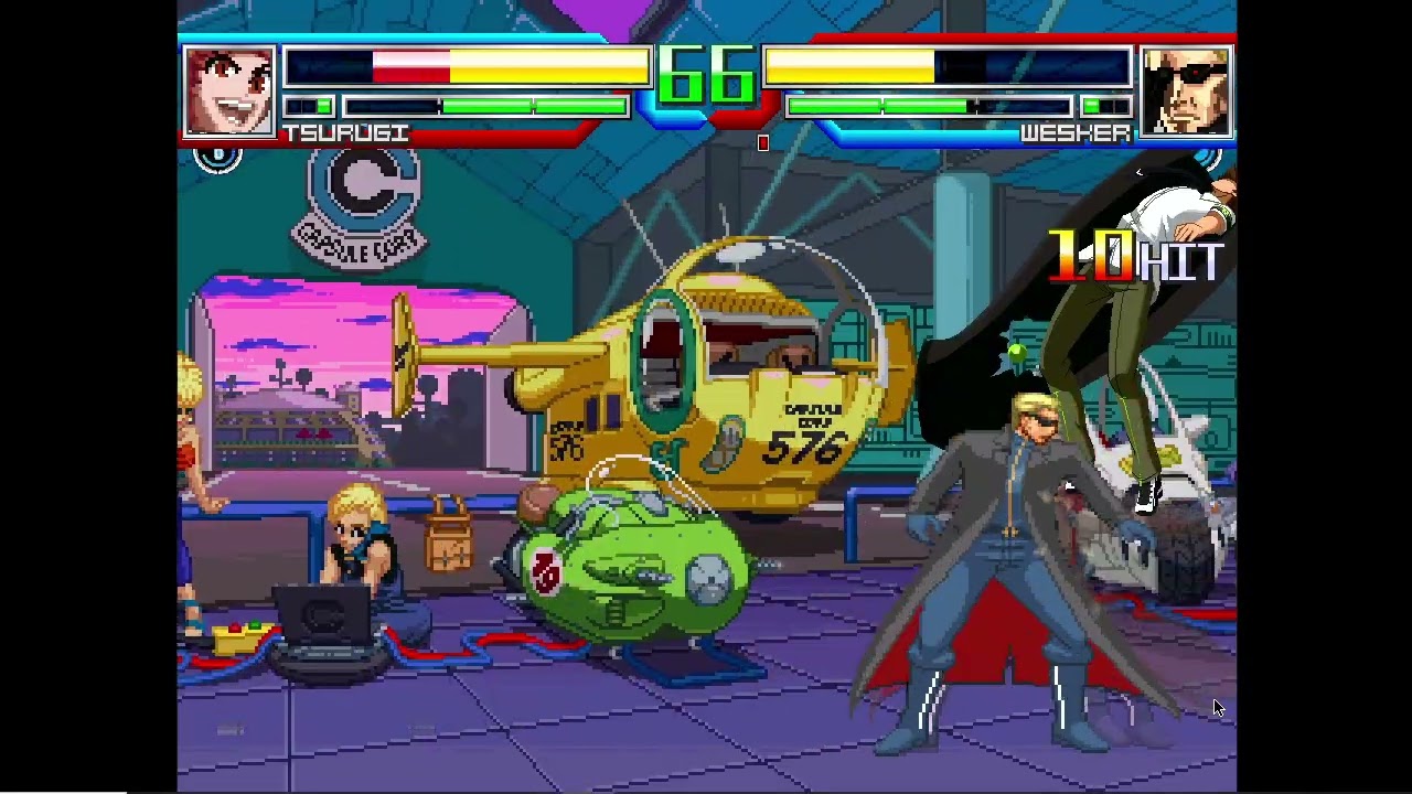 Mugen Battle #3183: Tsurugi vs Albert Wesker