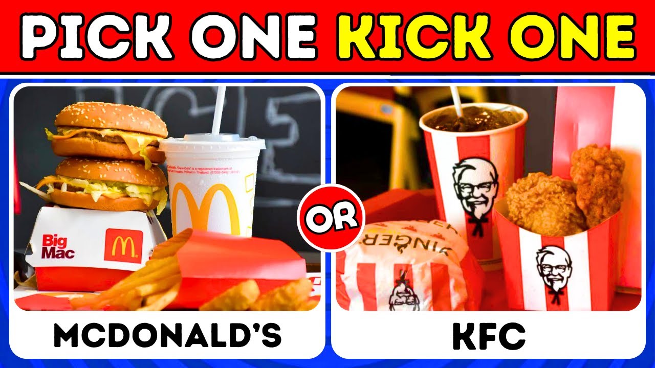 Kick One Preference Pick One Kick One .... Junk Food Edition ๐๐ฆ | Would You Rather - YouTube