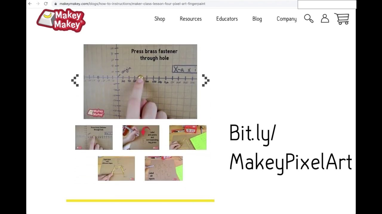 Maker Class Lesson Seven: Pixel Art Finger Paint – Joylabz Official Makey  Makey Store