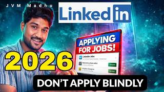 🚀2026 How to Apply Jobs on LinkedIn | Job Referrals Trick 🔥 | Software Jobs 2026 (Telugu)