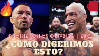 CHARLES OLIVEIRA: sorpendido, pero quiere algo con sentido vs Covington