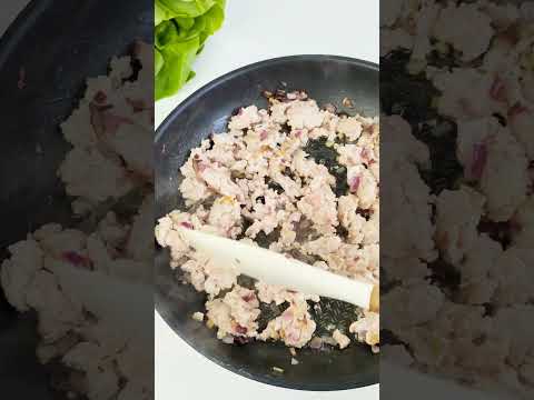 💥ТАЙСКИЙ САЛАТ С КУРИНЫМ ФАРШЕМ. Быстро, вкусно, минимум калорий💥
