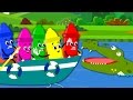 row row row your boat | nursery rhymes | kids songs | baby videos | crayons rhymes