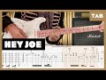 Hey Joe Jimi Hendrix Cover | Guitar Tab | Lesson | Tutorial