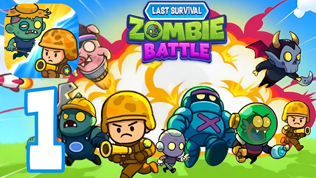 Last Survival: Zombie Battle - Level 1,2,3,4,5 - Gameplay Walkthrough Part 1 , ANDROID