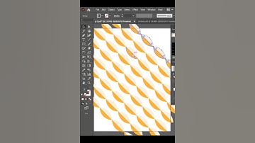 Seamless Pattern Design In Illustrator #illustrator #pattern #shorts