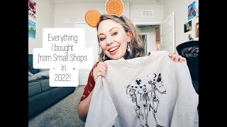 Everything I Bought From Small Shops in 2022! Mickey Ears, Stickers, & More! by Little Mrs Mariss 69 views 1 year ago 24 minutes