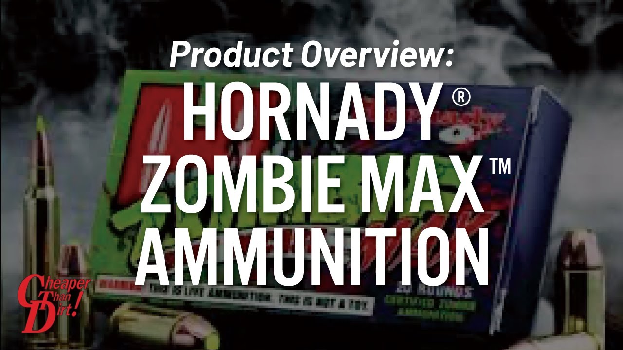 Product Overview: Hornady® Zombie Max™ Ammunition - YouTube