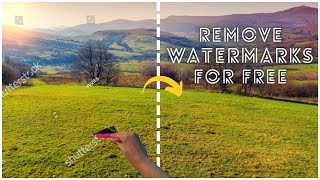 Remove Watermarks with a Single Click using AI!