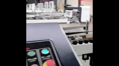 Full automatic corrugated carton folder gluer machine