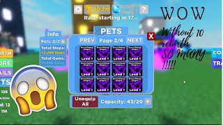 How to open OMEGA pets without 10 rebirth ll Legends Of Speed ll Roblox screenshot 5