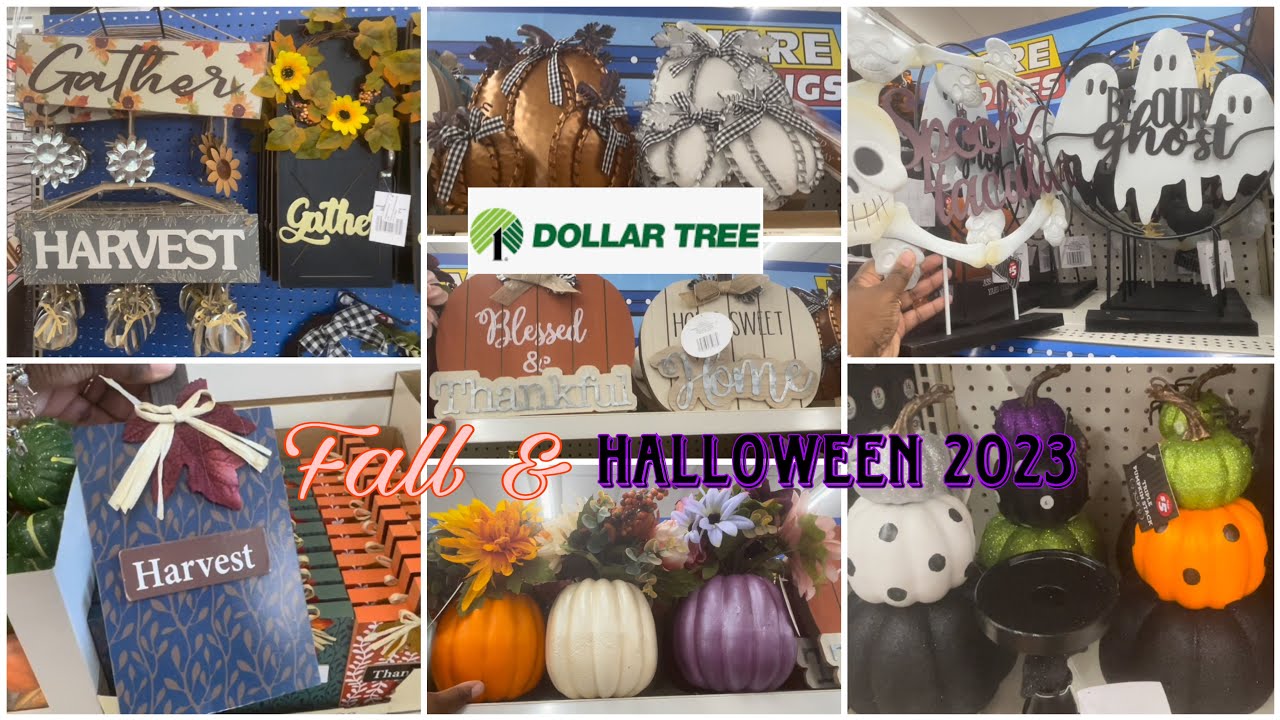 Dollar Tree Fall & Halloween Decor 2023 Our First Time at a Dollar Tree