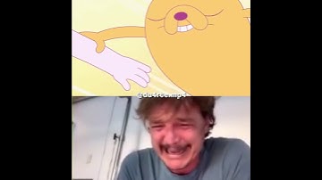 FINN AND JAKE - TOGETHER AGAIN W/ PEDRO PASCAL CRYING #SHORTS
