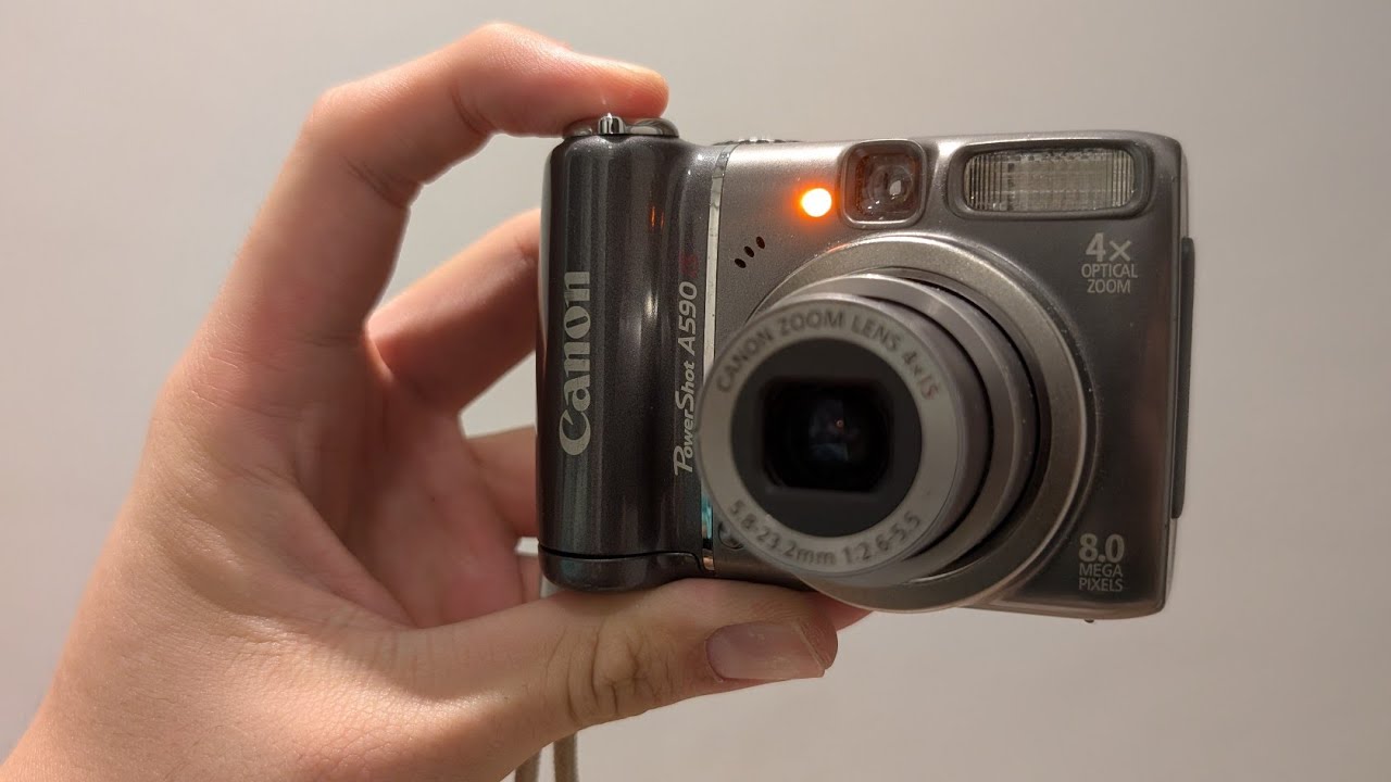 Canon PowerShot A590 IS Walkthrough - YouTube