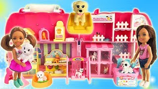 Barbie Doll Pet Shop Barbie Pet Dog Toys, Barbie takes a pet…