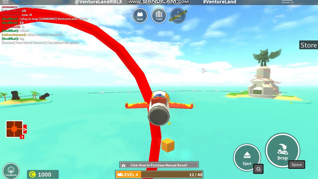 Roblox Cannons Ventureland Alpha การจำลองรถส ดmlg Youtube - ventureland and other roblox games