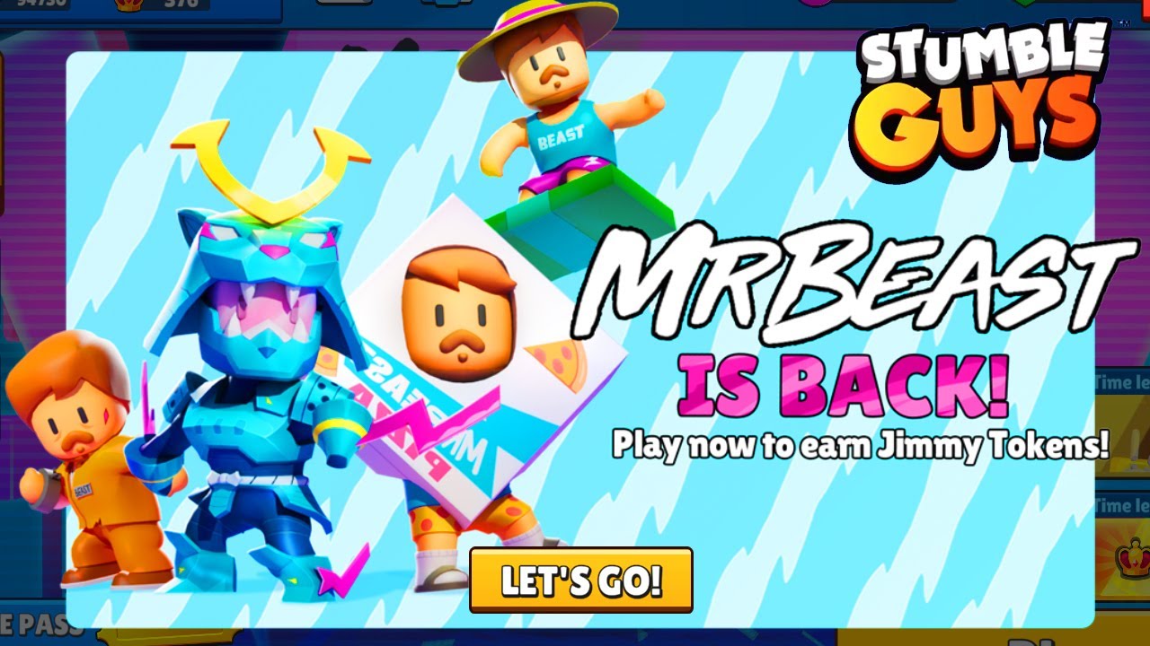 🔴STUMBLE GUYS LIVE: XCOR NO BLOCK DASH LENDÁRIO + NOVO MAPA TRAPS TOKEN  RUN + EVENTO DO MR BEAST 2 