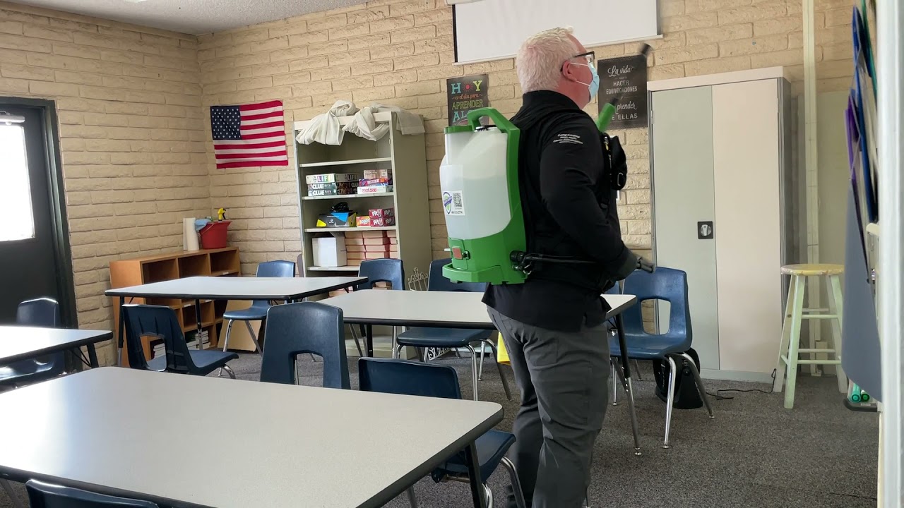 Germ Shield (Disinfection Service) Victory Electrostatic Sprayer High Speed 120 Micron Fan Tip WOW!