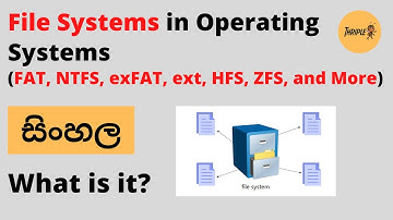 What are File Systems in Operating Systems (NTFS, FAT, exFAT, HFS and More) - Sinhala