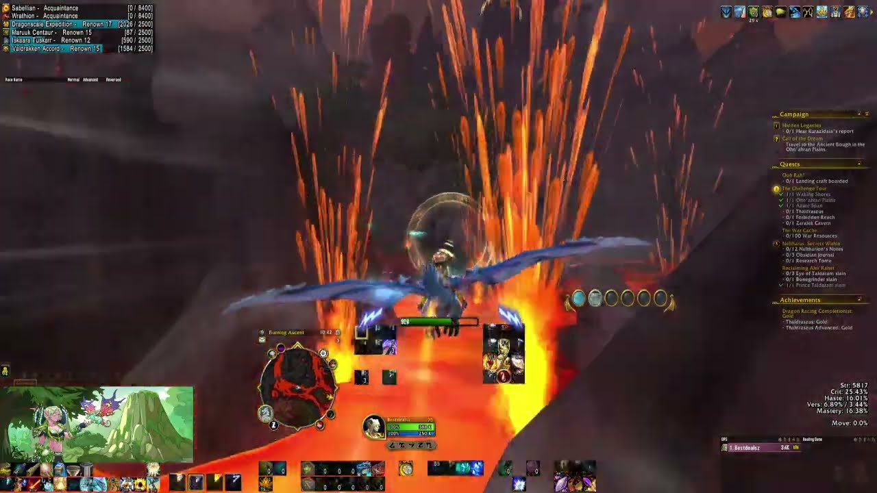 Dragonriding - Emberflow Flight - Advanced and Reverse GOLD completed