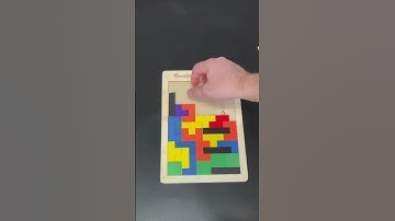 Reverse Video Tetris #satisfyingvideo #reverse