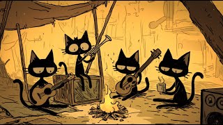 Let's go at our own pace - Relaxing Black Cats Jazz Night -
