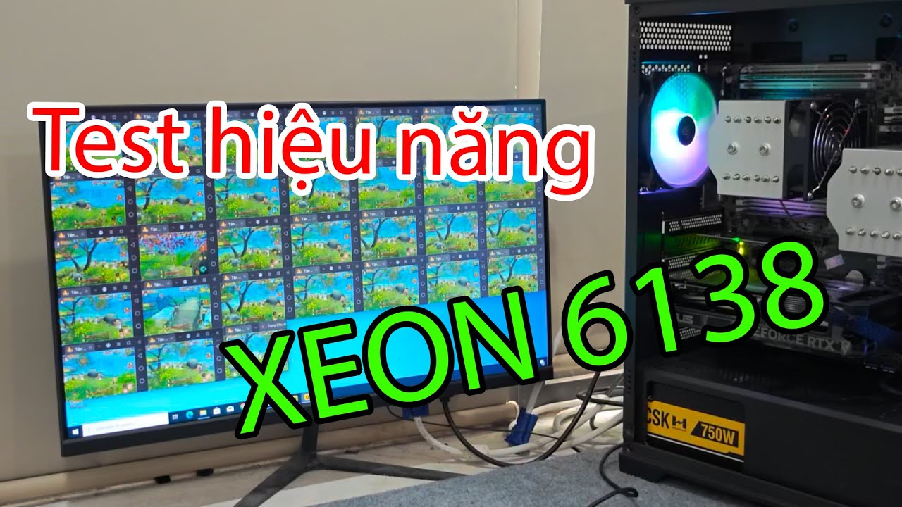Cùng test hiệu năng với cấu hình sử dụng 6138 Xeon gold !!!!