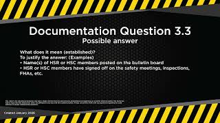 Section 3- ACSA Alberta COR Audit questions - How to