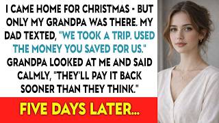 I Came Home For Christmas — But Only My Grandpa Was There  My Dad Texted, “We Took A Trip