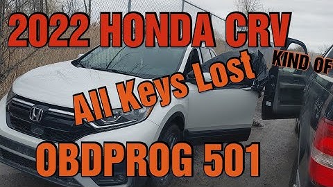 2022 Honda CRV All Keys Lost(OBDPROG M501)
