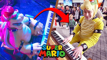 Thumbnail of I Played SUPER MARIO Songs on Piano in Public!
