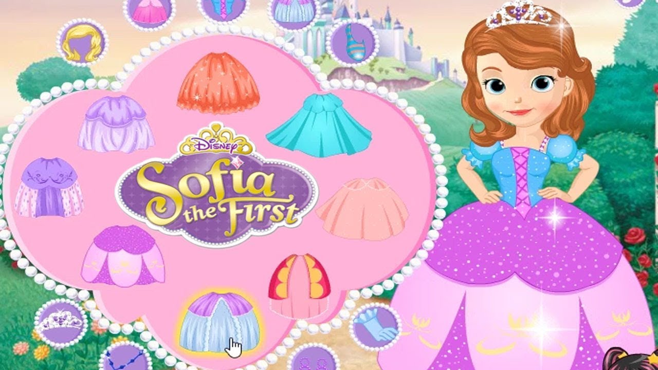 Disney Princess Sofia Makeover Video Play-Girls Games Online-Dress Up Games