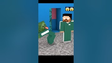 When Zombie and Herobrine PlaysThe Squid Game Marbles |MinecraftAnimations #shorts