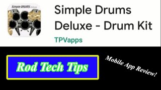 Simple Drums Deluxe by TPVapps Review | Mobile App Reviews screenshot 5