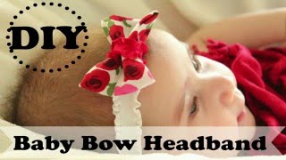 DIY No Sew Bow Headband | Easy Baby & Kids Hair Accessory