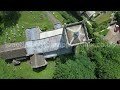 St. James the Great church, Gretton, Northamptonshire, aerial presentation shot with DJI drone